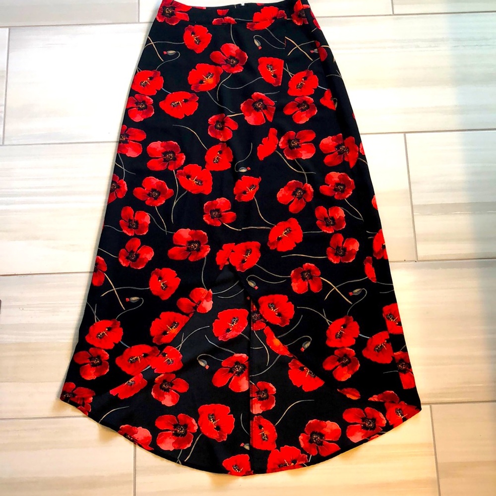 Mimi Chica cross-front maxi skirt